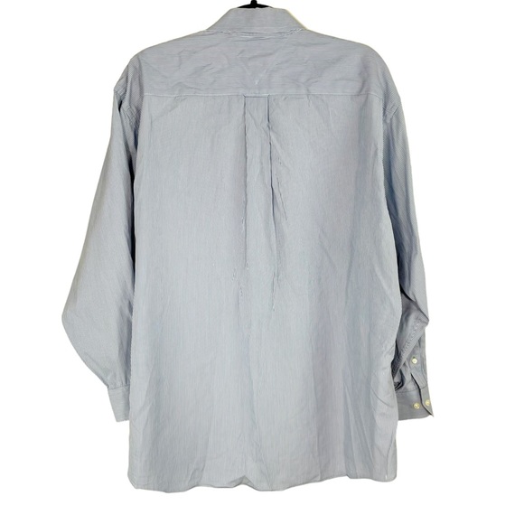 Tommy Hilfiger Blue Stripe Button Down Shirt - Picture 2 of 8